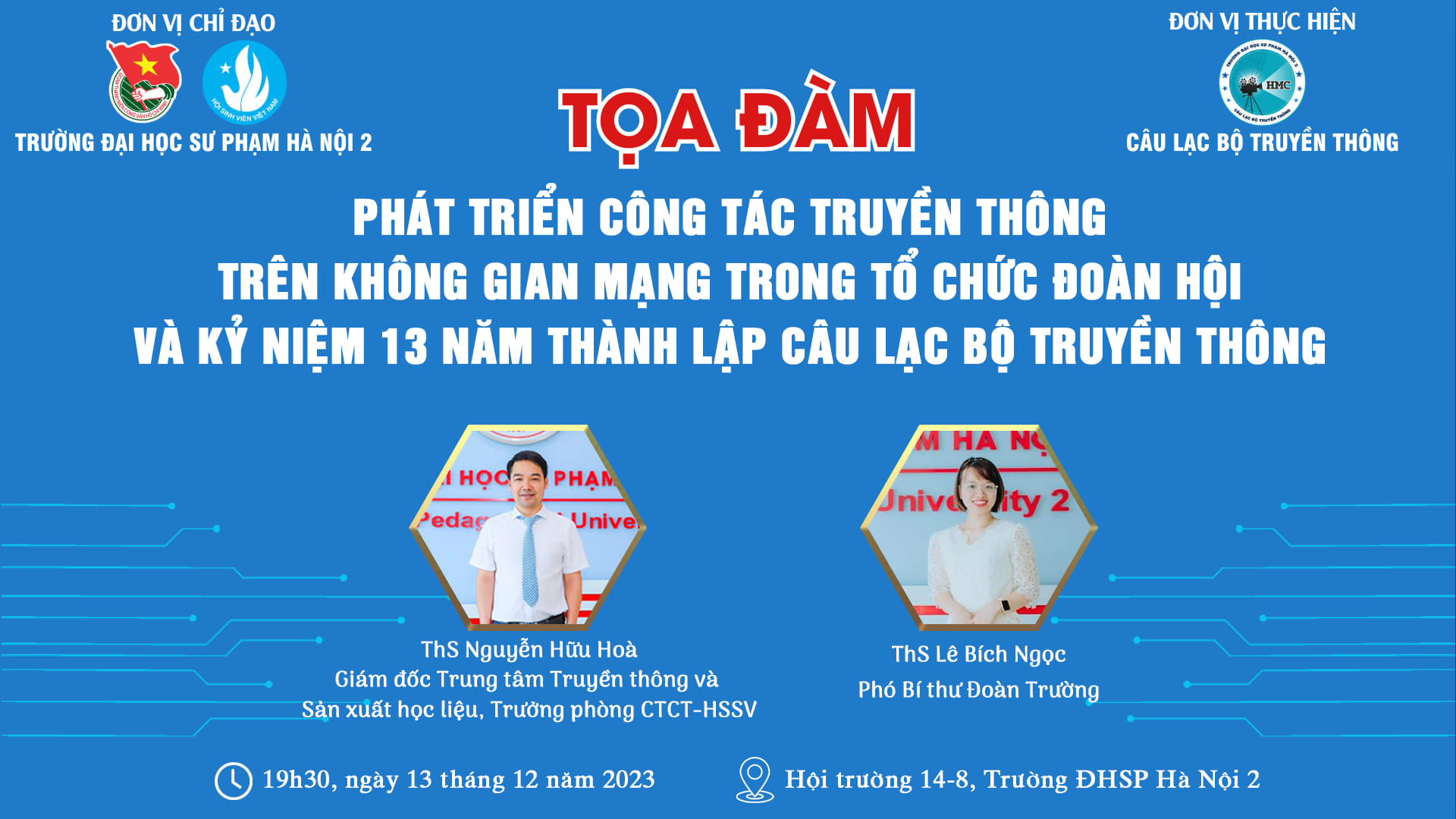 Toạ đàm phát triển công tác truyền thông trên không gian mạng trong tổ chức đoàn hội