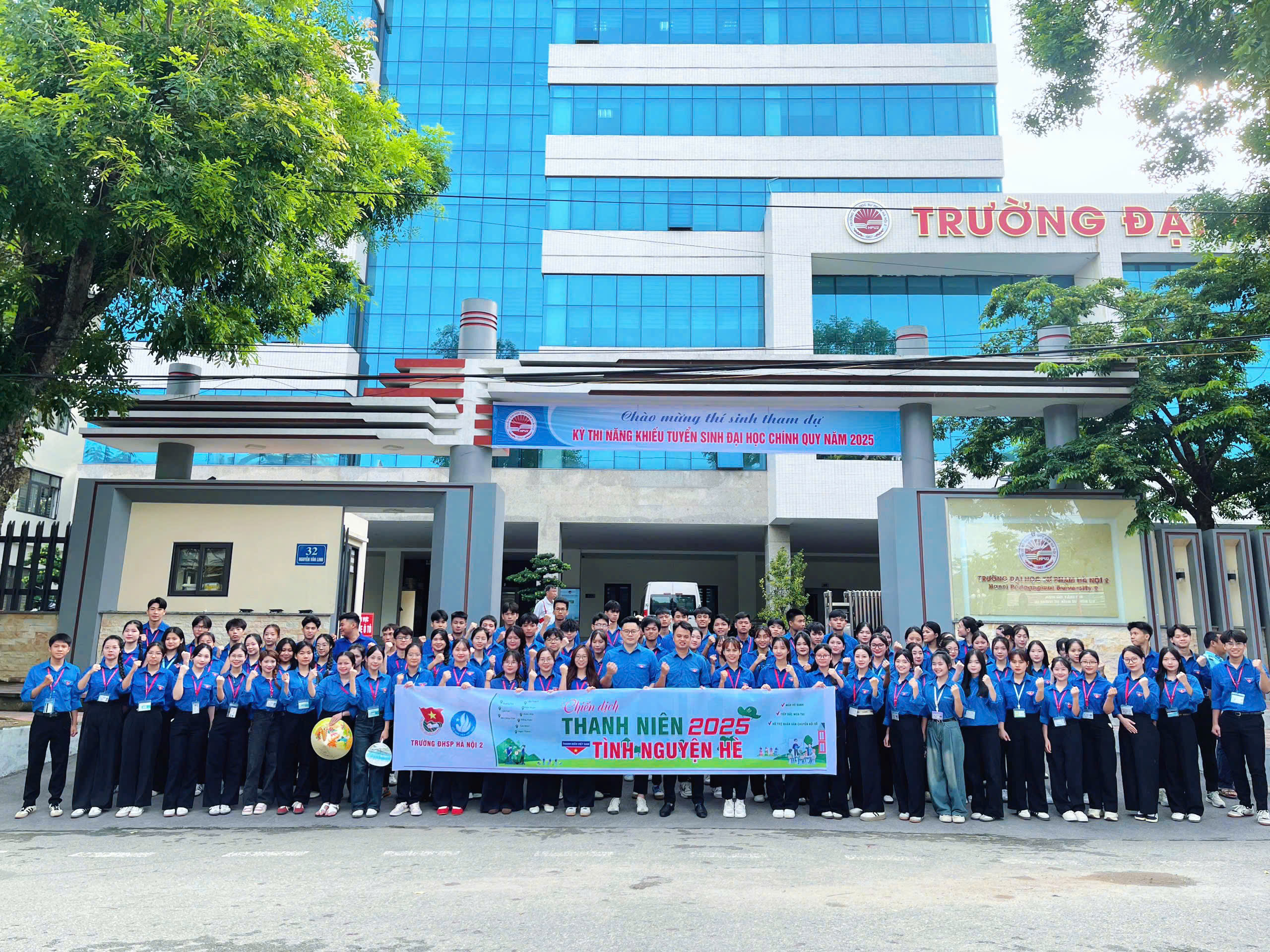 Ra quân Chiến dịch “Thanh niên tình nguyện hè” Trường ĐHSP Hà Nội 2 năm 2025