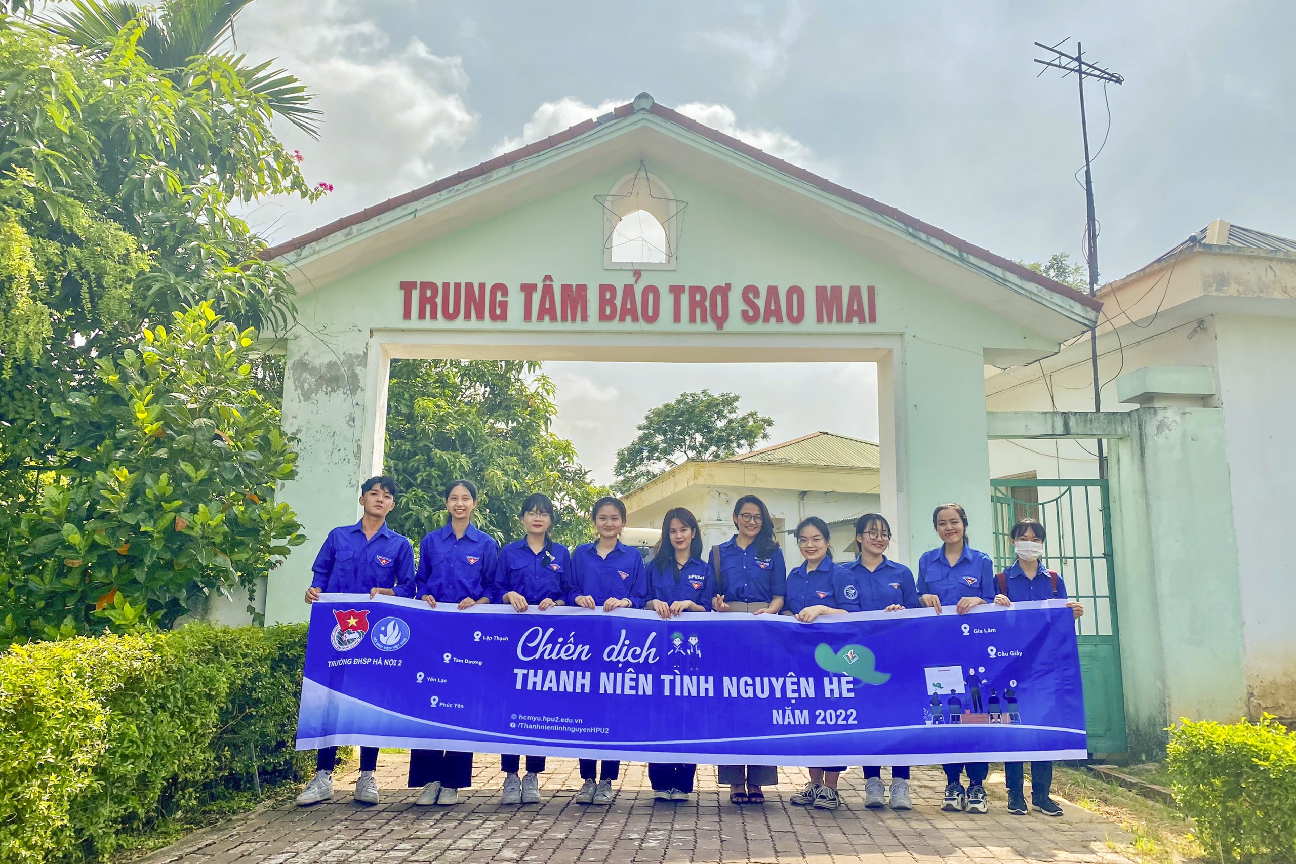 Đoàn trường ĐHSP Hà Nội 2 tiếp tục phát triển mô hình dạy kèm tại các trung tâm bảo trợ trên địa bàn tỉnh Vĩnh Phúc