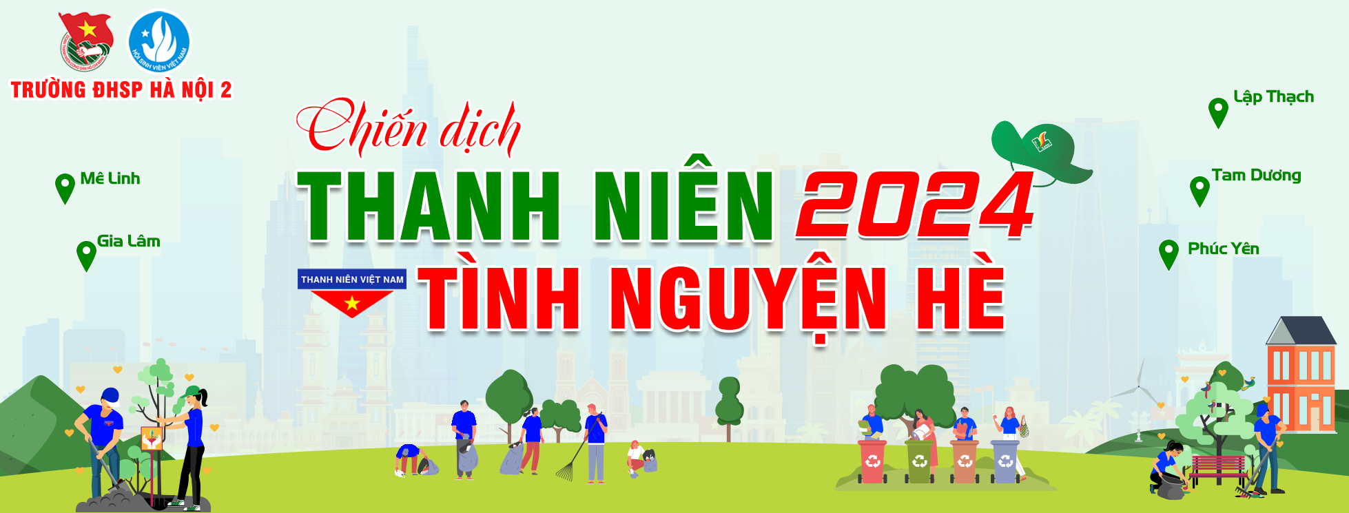 Nhật ký chiến dịch Thanh niên tình nguyện hè 2024