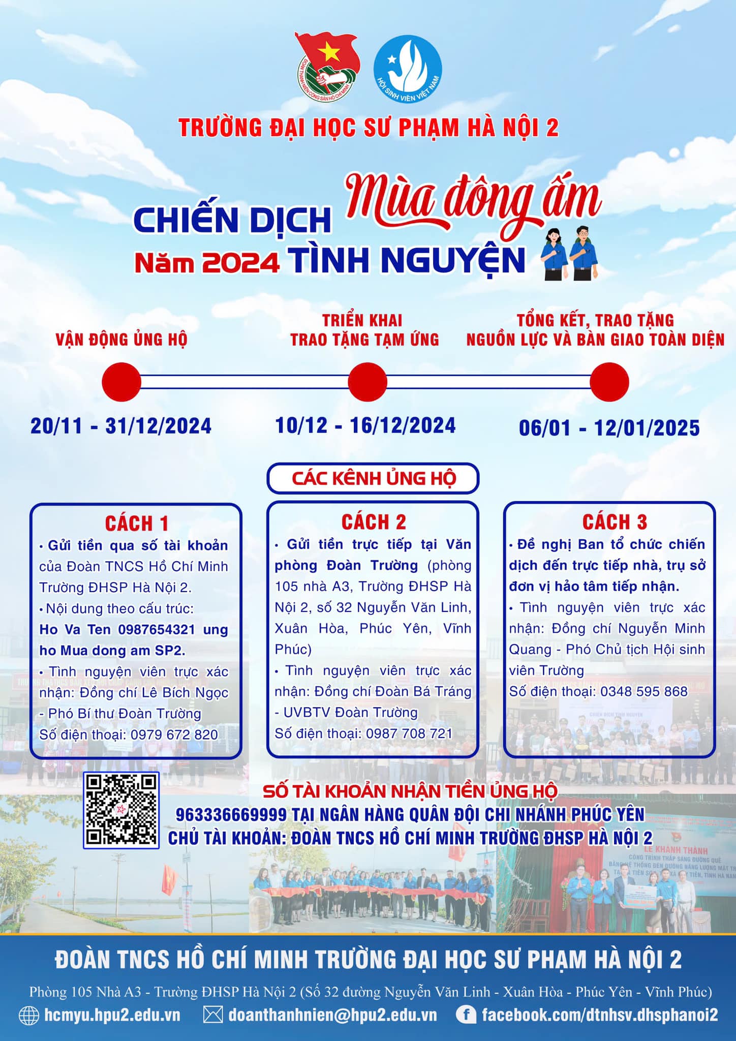 Chiến dịch tình nguyện Mùa đông ấm năm 2024