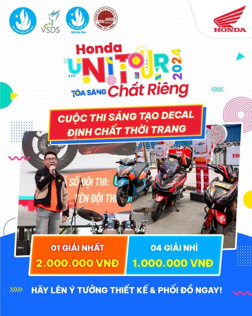 Cuộc thi Sáng tạo decal - Định chất thời trang UNI TOUR 2024 