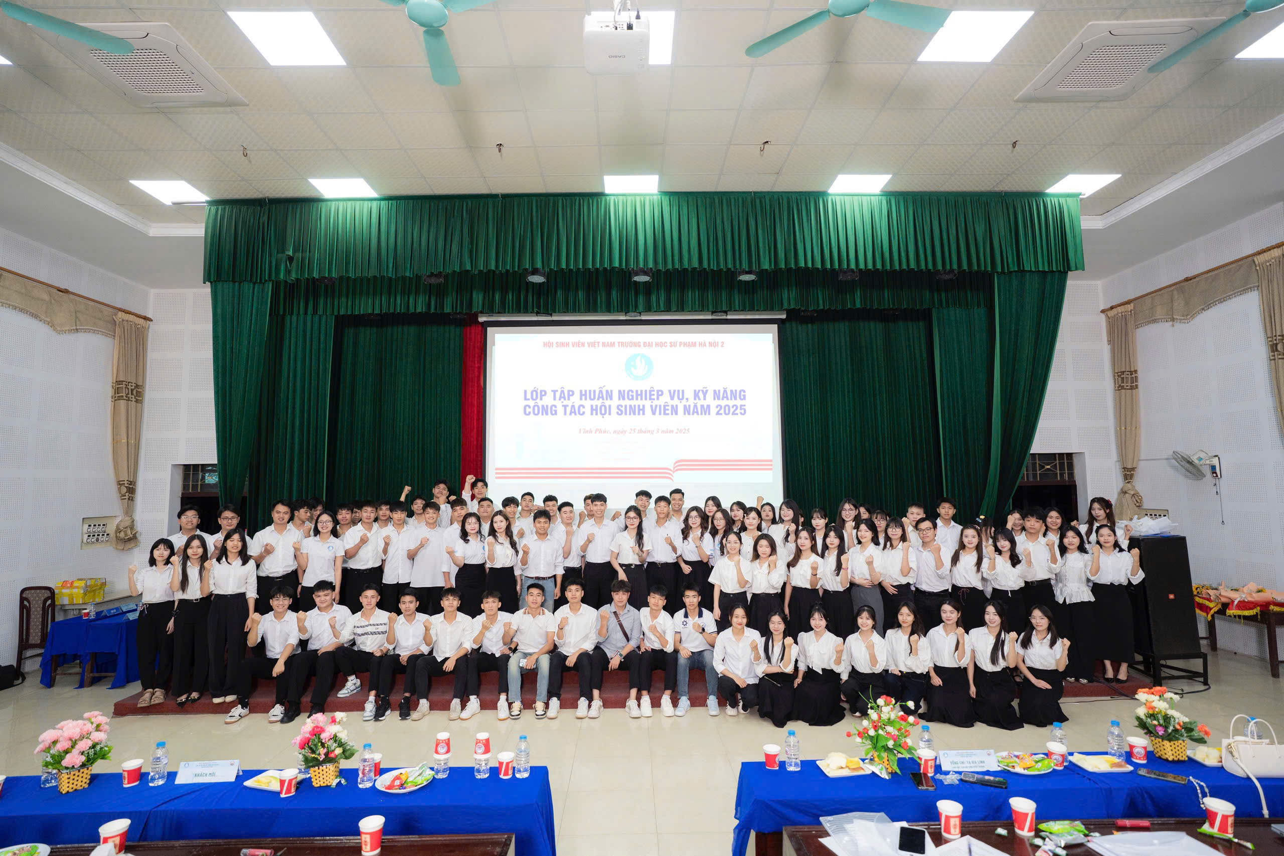 Khai mạc Lớp tập huấn nghiệp vụ, kỹ năng công tác Hội Sinh viên năm 2025: Bệ phóng tri thức - Vững bước hành động