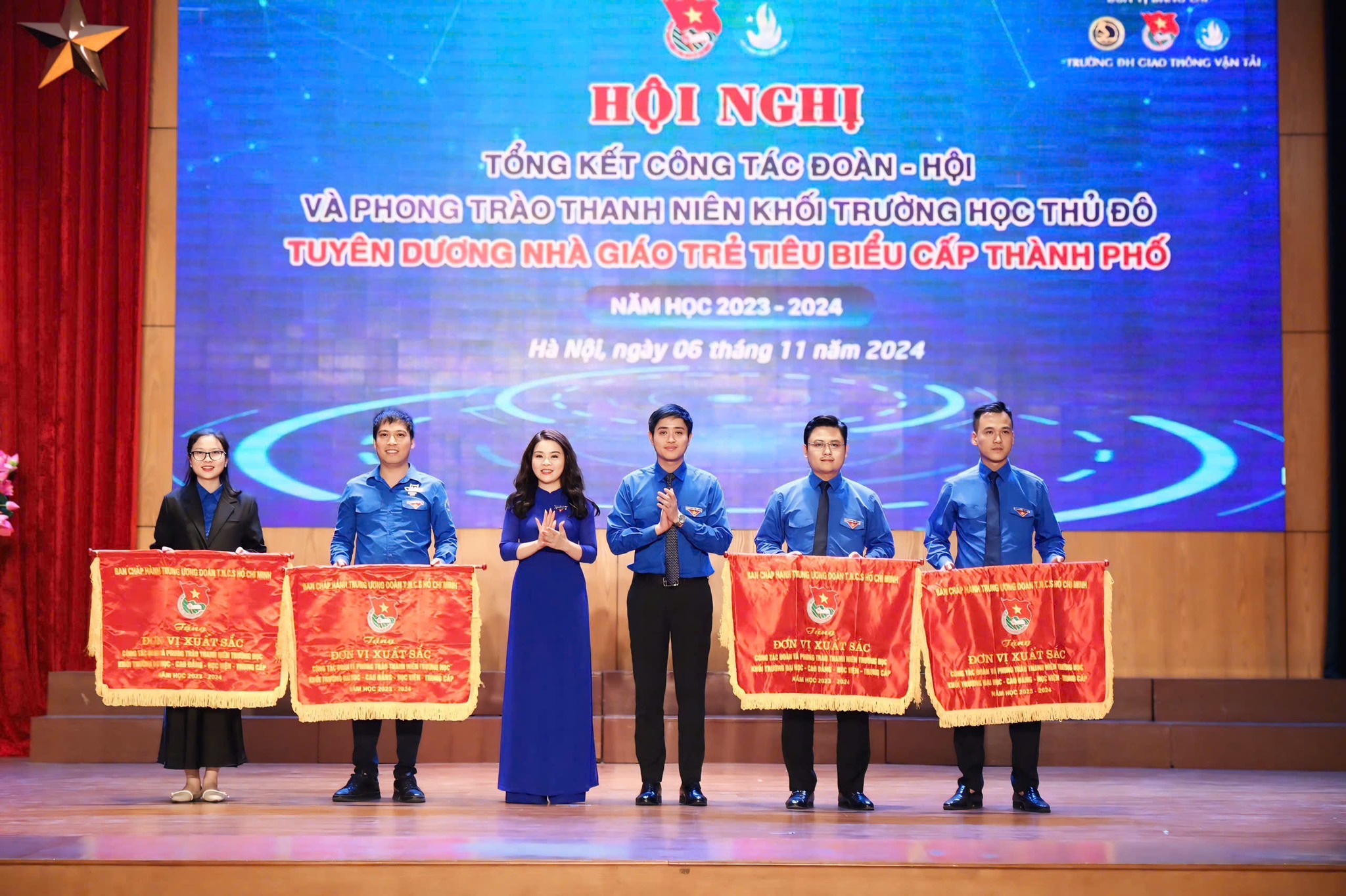 Hội nghị tổng kết công tác Đoàn, Hội và phong trào thanh niên khối trường học Thủ đô năm học 2023 - 2024 và tuyên dương nhà giáo trẻ tiêu biểu cấp thành phố năm 2024