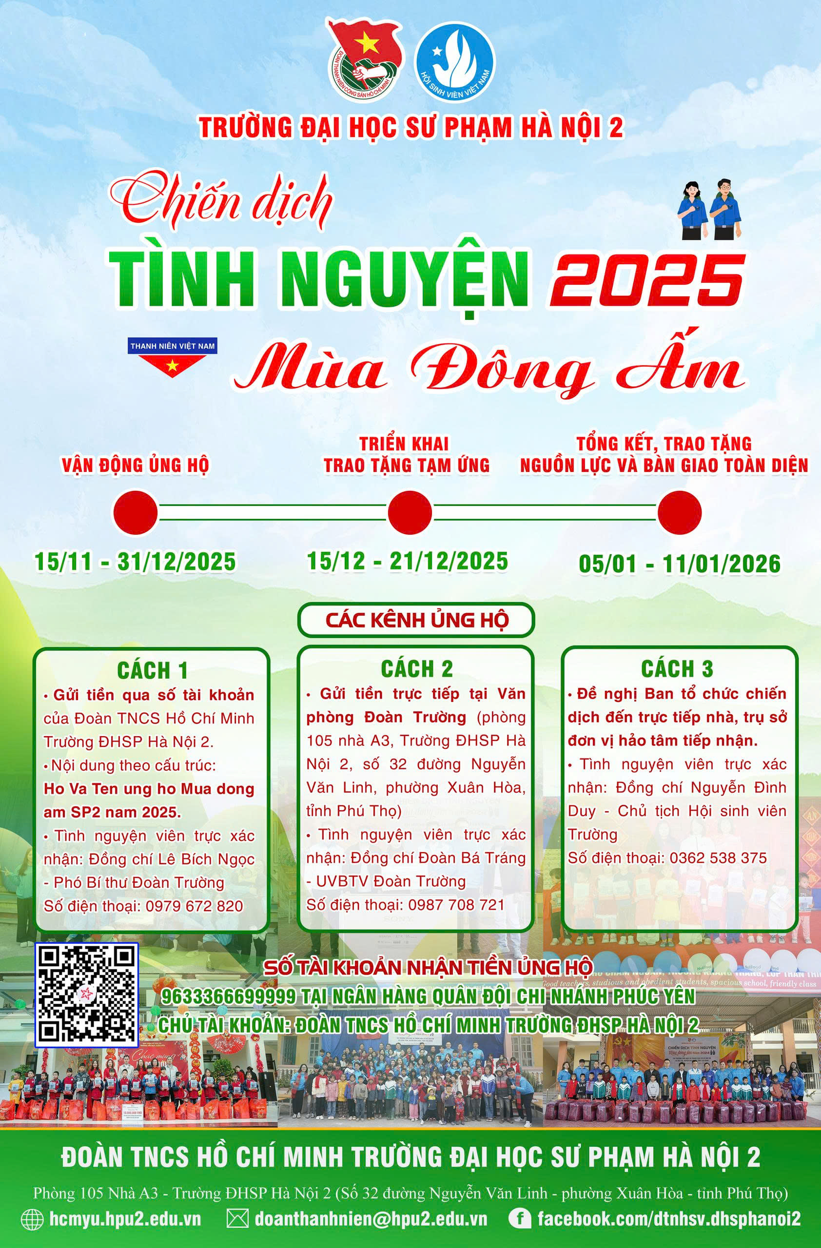 Chiến dịch tình nguyện Mùa đông ấm năm 2025